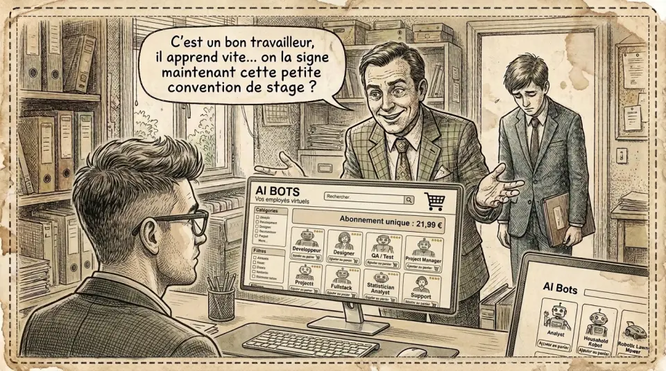 Des équipes de travail hybrides : humains + bots ???